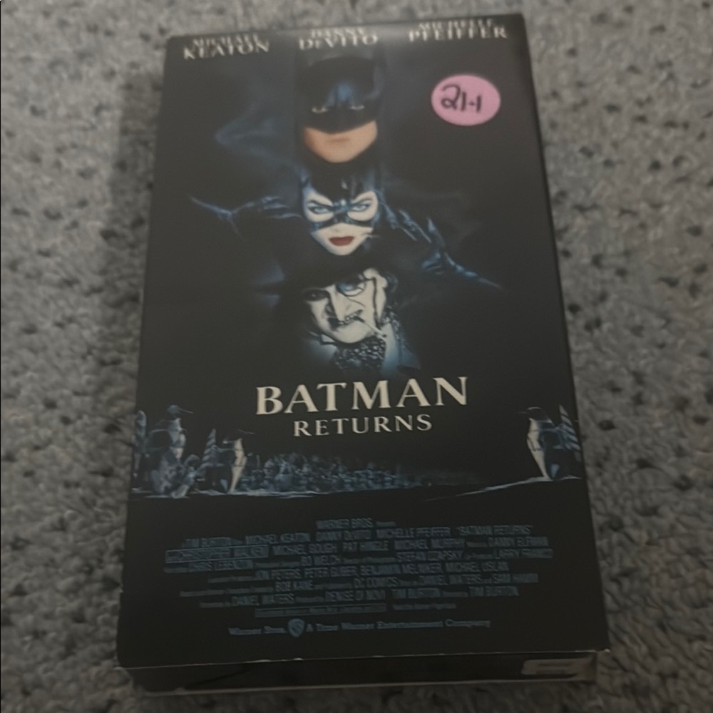 Batman Returns VHS Tape